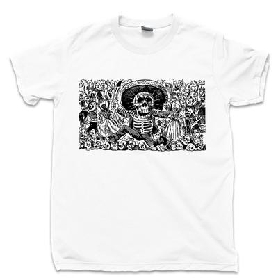 Calavera Oaxaquena T Shirt Oaxaca Skeleton Skull Mexico Cinco De Mayo Fiesta Tee