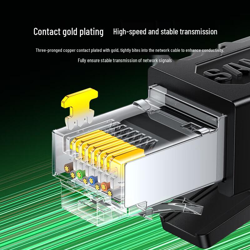 SAMZHE SPFC6A-15 Cat6A High-Flex Industrial Shielded Ethernet Cable