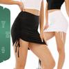 Quick-Dry Athletic Skirt with Drawstring for Running, Yoga, Badminton, and Tennis