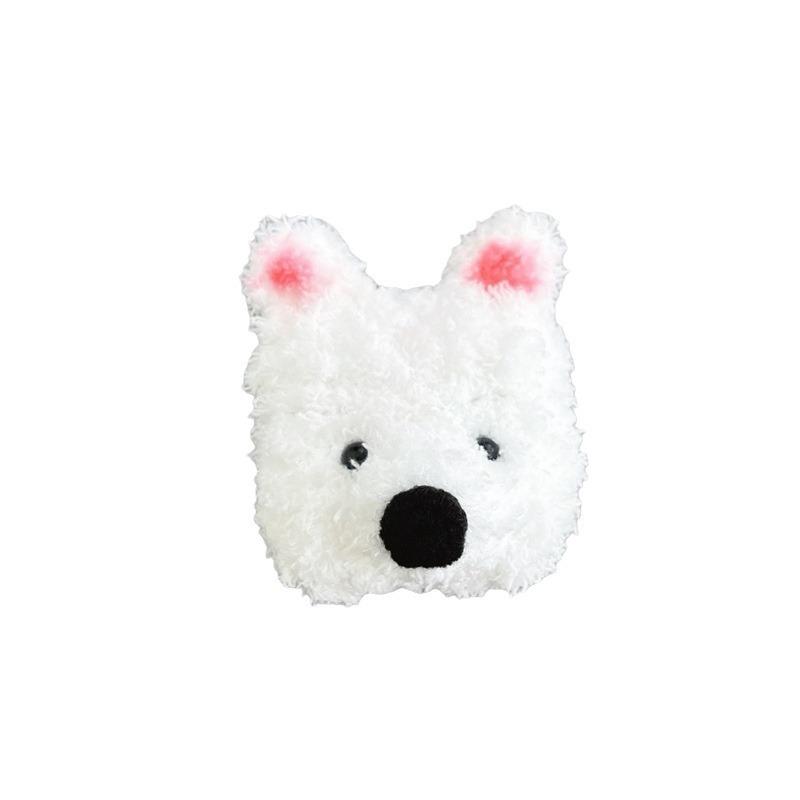 Plush West Highland Puppy Apple Bluetooth Headset Case AirPods pro1 Cute AirPods 1