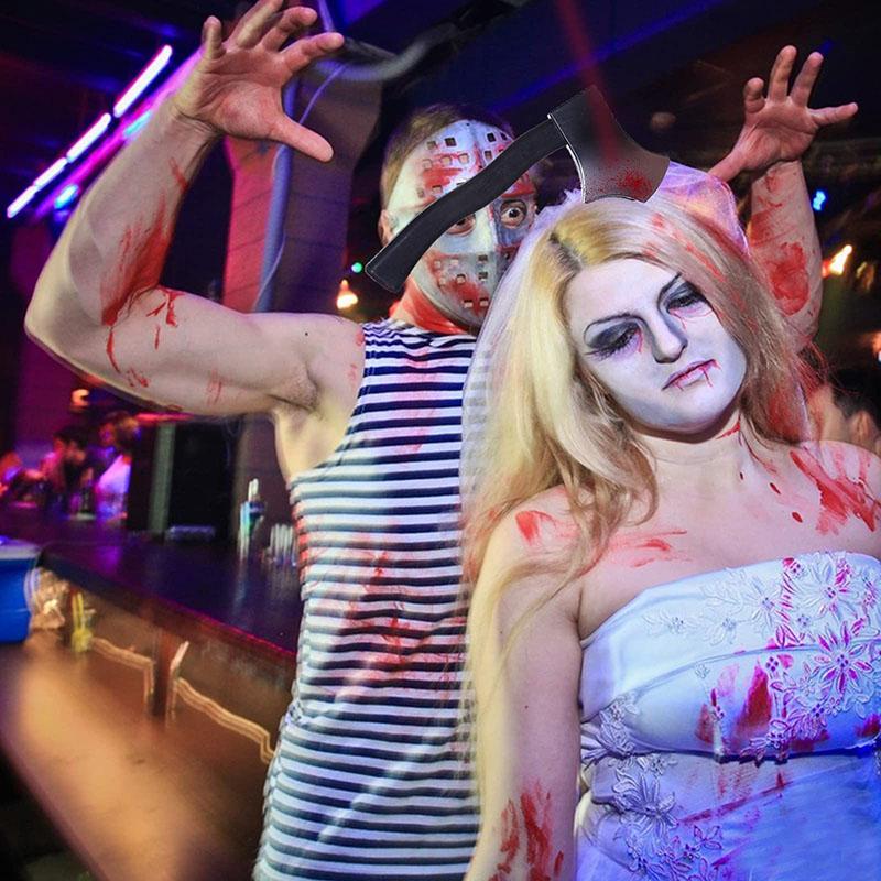 Halloween Headbands Plastic Simulation Headwear Cosplay Pranks Funny Scary Headwear Performance Props Dance Costumes