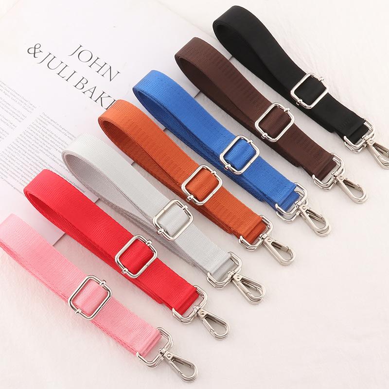 Shoulder Bag Strap Wide Replacement Strap For Bags Nylon Woman Messenger Bag Accessories Metal Buckle Bag Straps