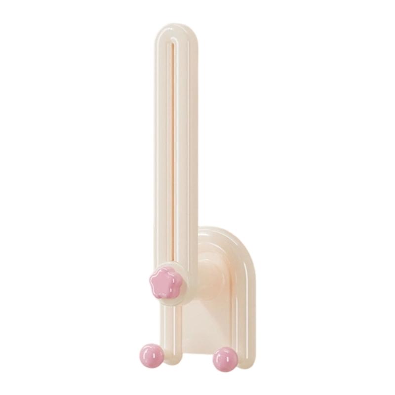 

Adhesive Hair Accessories Holder Modern L Shaped Wall Hook For Clip Scrunchies Caps Bathroom Accessories