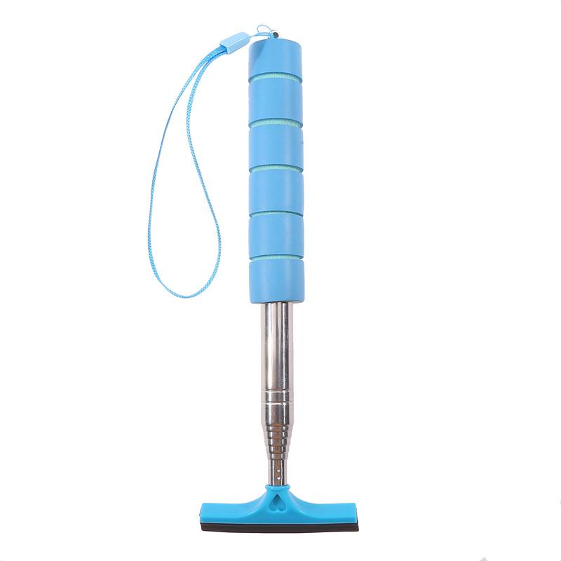 

Автомобильное зеркало, дождевое стекло, инструмент для чистки окон, выдвижная ручка, скребок для боковых зеркал автомобиля, телескопический скребок для зеркал заднего вида синий