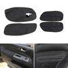 Interior Door Armrest Suede Leather +Blue Cover Trim For VW Golf 4 MK4 1998-2005