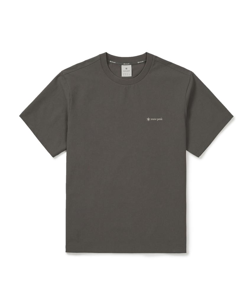 SNOWPEAK APPAREL Classic Woven Short Sleeve T-Shirt (S26Mutts16) Dark Khaki