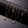 Versatile Simple Love Pendant Necklace Niche Design Temperament Fashion Versatile Clavicle Chain Light Luxury Premium Sense Necklace