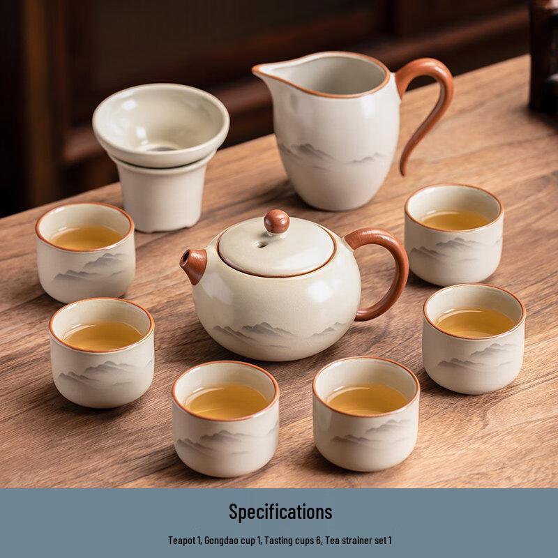 Chinese Ru Kiln Kung Fu Tea Set