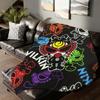 Fashion print H Hysteric M Mini Blanket For Sofa Office Bed Plane Travel Sleep Read Relax Camping Soft And Warm