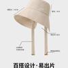 Summer strap bucket hat 80g ultra light spring and summer sun protection hat women's simple sun hat sun hat breathable