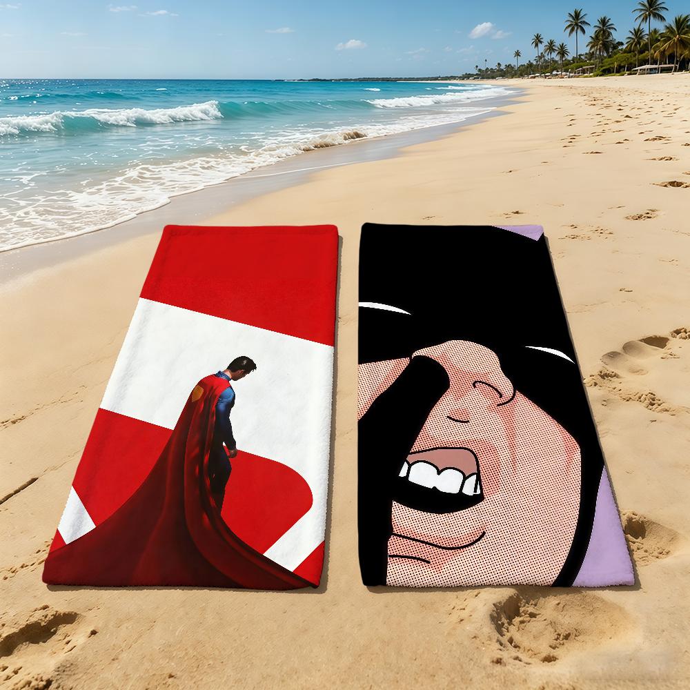 D-DC C-Comics Anime Towel For Outdoor Camping Beach Towel Super Absorbent Quick-Drying Summer Towel