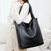 Women's Tote Bag Middle-Aged Soft Leather Large Capacity Shoulder Bag Underarm Bag