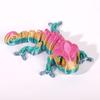 14cm 3D Printing Chameleon Toy Simulation Eyeball Chameleon Animal Model Figure Home Decoration Creative Toy Gifts