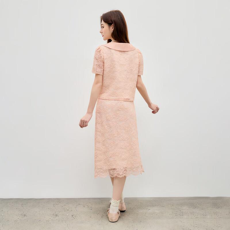 Sweet Gentle Style Doll Collar Lace Two-Piece Set