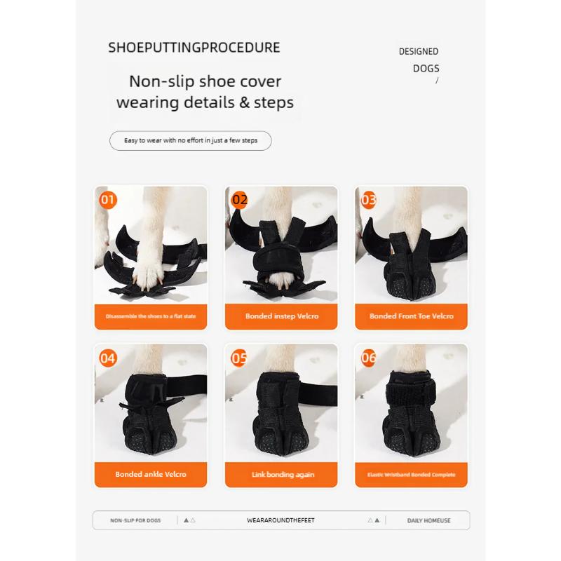 Protiskluzové návleky na psí tlapky Nábytek Protihlukové psí boty Chrání psy před olizováním tlapek Prodyšné potřeby pro domácí mazlíčky