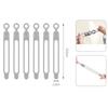 10pcs/set Reusable Silicone Cable Ties Cable Organizer Cable Management Cable Winder Tape Protector Cord Organizer Wire Ties
