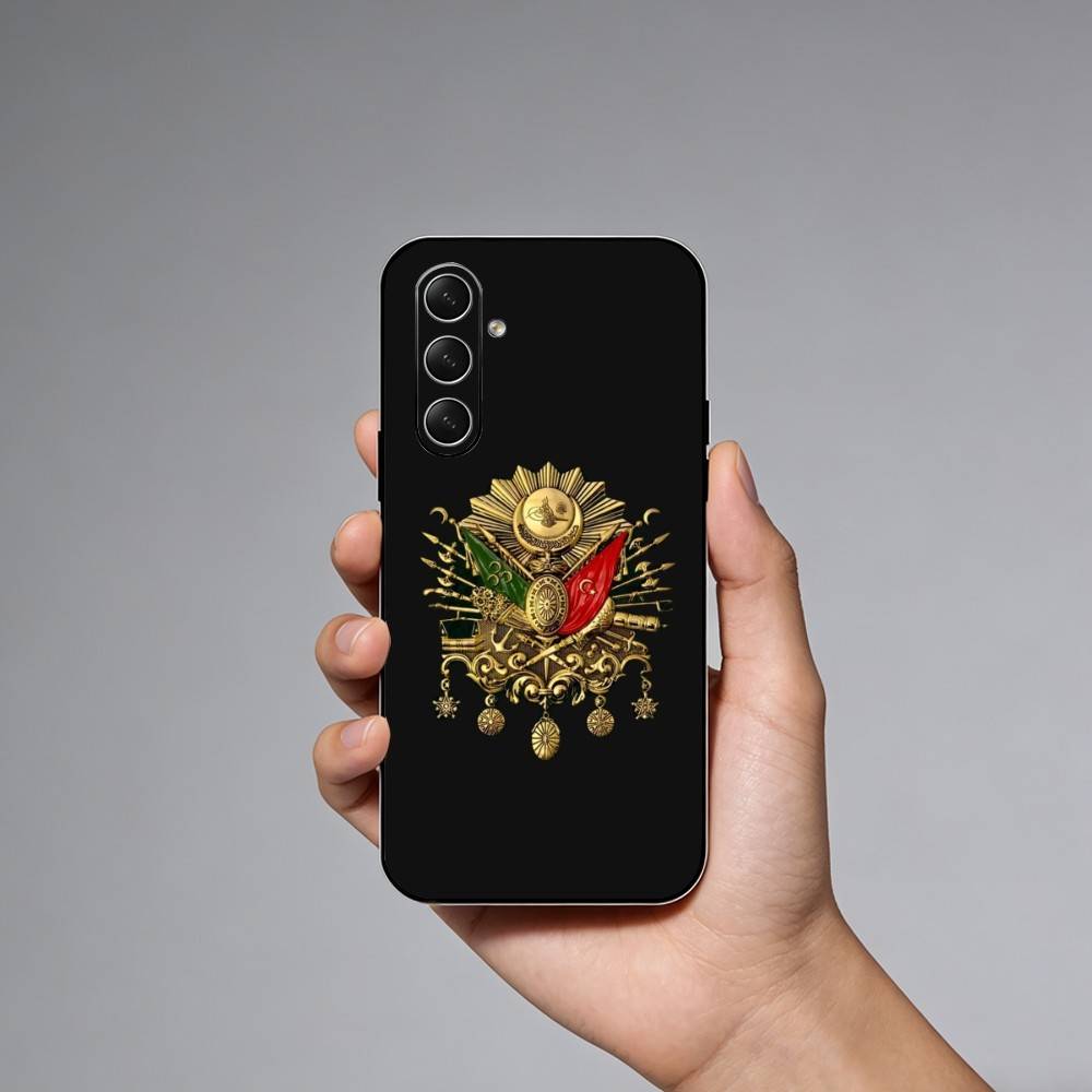 0-Ottoman Empire Coat Of Arms Phone Case For Samsung Galaxy A73,A21s,A22,A31,A52,A53,A71,A41Soft Black Shell