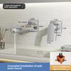 Bathroom wall mounted faucet, hot and cold wall mounted faucet, bathroom wall mounted cannon copper faucet, concealed faucet