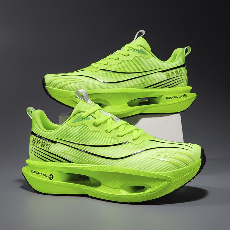 New Men'S Sneakers Thick Bottom Cushioning Running Shoes Athletic Training Carbon Plate Jogging Shoes Women'S Tennis Shoes