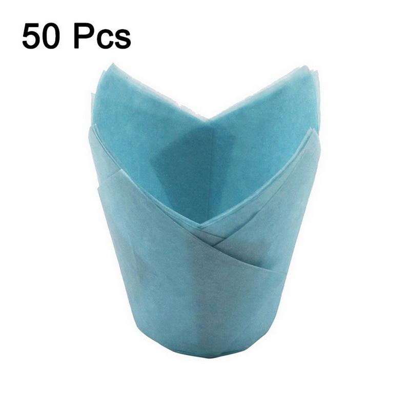 Spaper Style Cupcake Liner Baking Cup For Wedding Party Caissettes Tulip Muffin Cupcake Paper Cup Oilproof Cake Wrapper