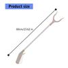 2pcs Trash Grabber Tool With Durability Stainless Steel Tube Rubbish Tong For Easy Waste Collection And Handling Tool