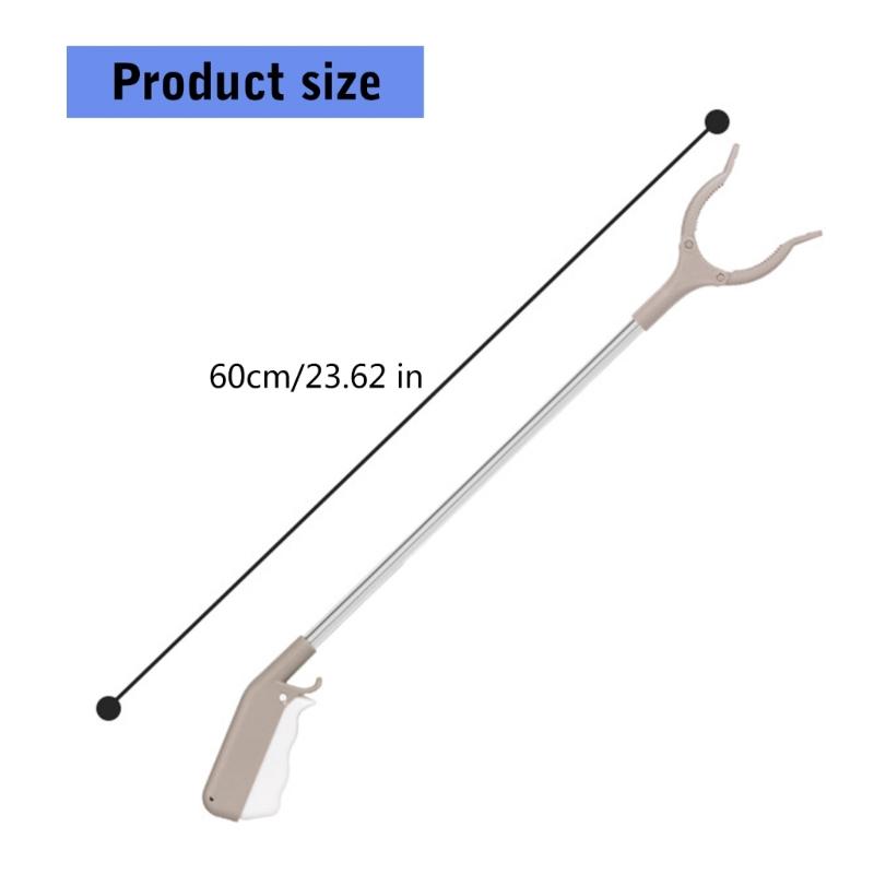 2pcs Trash Grabber Tool With Durability Stainless Steel Tube Rubbish Tong For Easy Waste Collection And Handling Tool