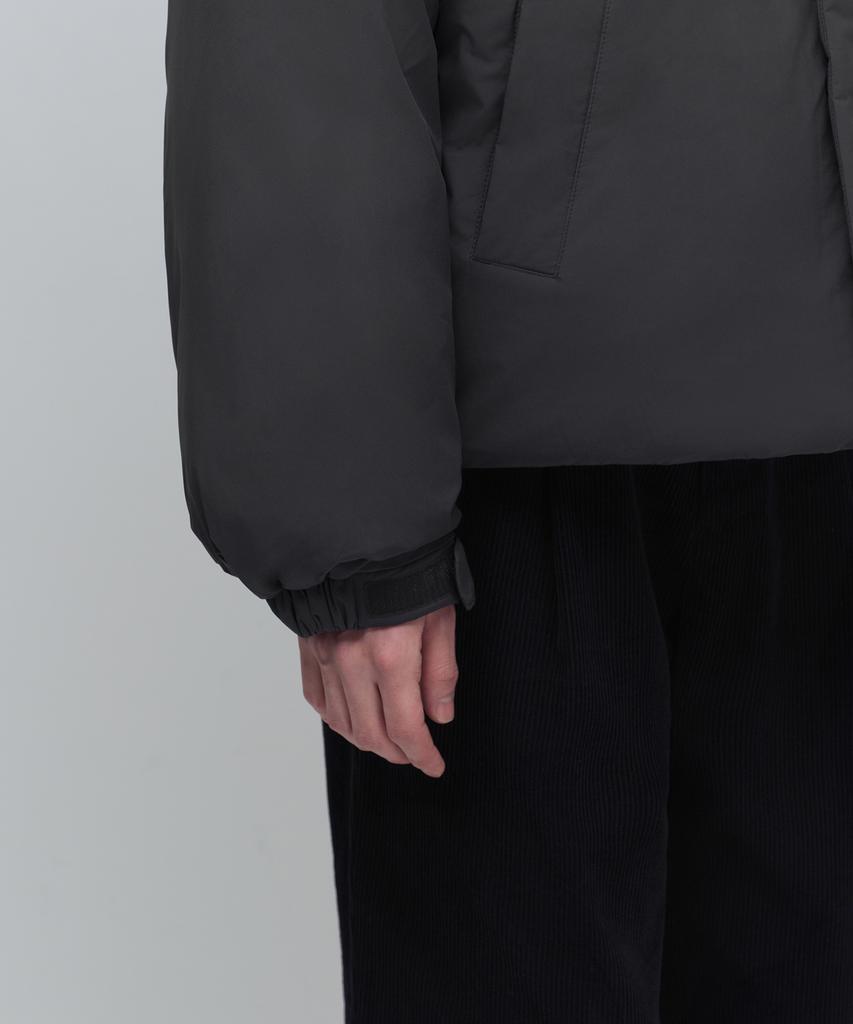 Musinsa Standard Daily Puffer Minimal Short Padded Jacket [Dim Gray]