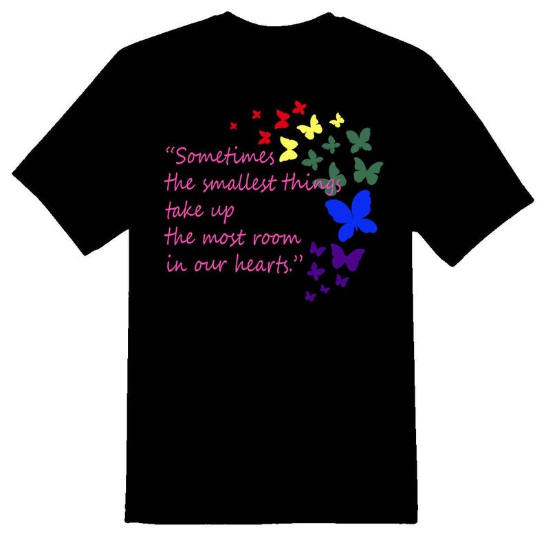 Butterfly Quote T-Shirt: Colorful Graphic Tee, Inspirational Saying 150