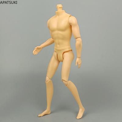 Yellow 26cm 11 Movable Jointed Boy Doll Body For Ken Boy Doll Male Boyfriend MAN Naked Body Prince Ken Doll DIY Learning Toys