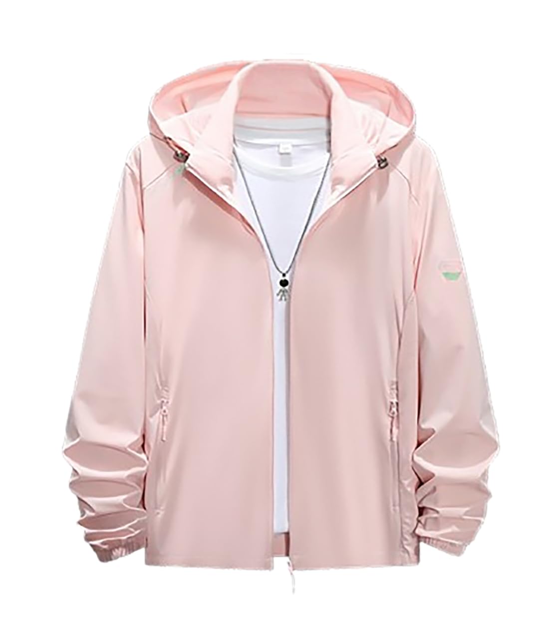 

Гольф с капюшоном УФ Длинный Простой Носить с Удобной Тренировкой Розовый M-Sing Женская Ветровка, Носить, Толстовка, Защита, Прохладный на ощупь, Рукава,