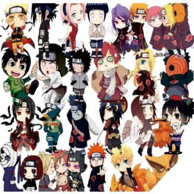 Llavero acrílico de Anime Naruto, accesorio, llavero de dibujos animados de Uzumaki Naruto