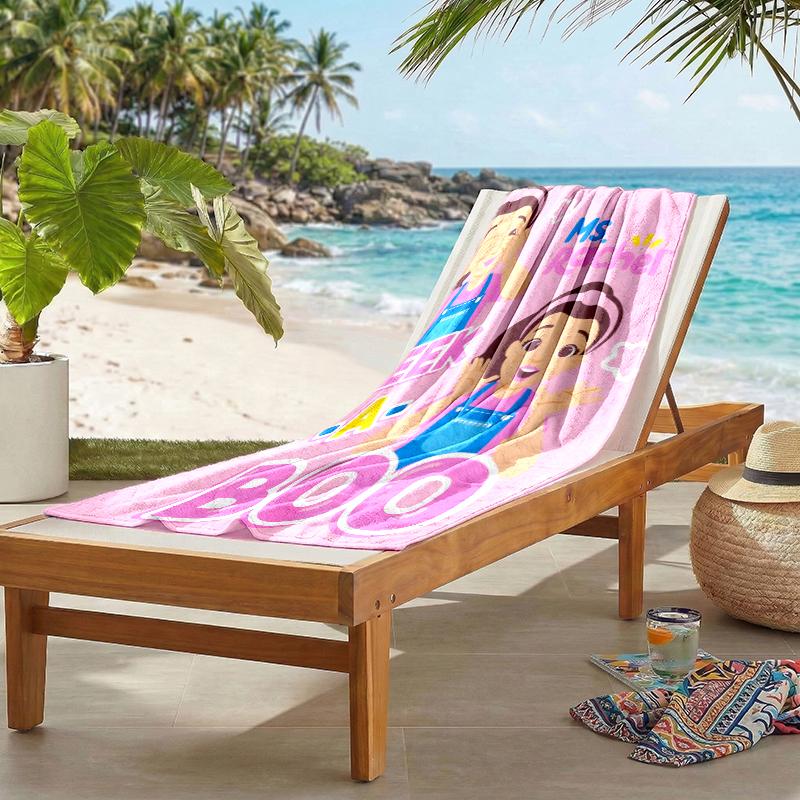 Ms Rachel Fashion Beach Towel: Ideal for Summer Adventures Soft, absorbent and quick drying suitable for swimming and bathing