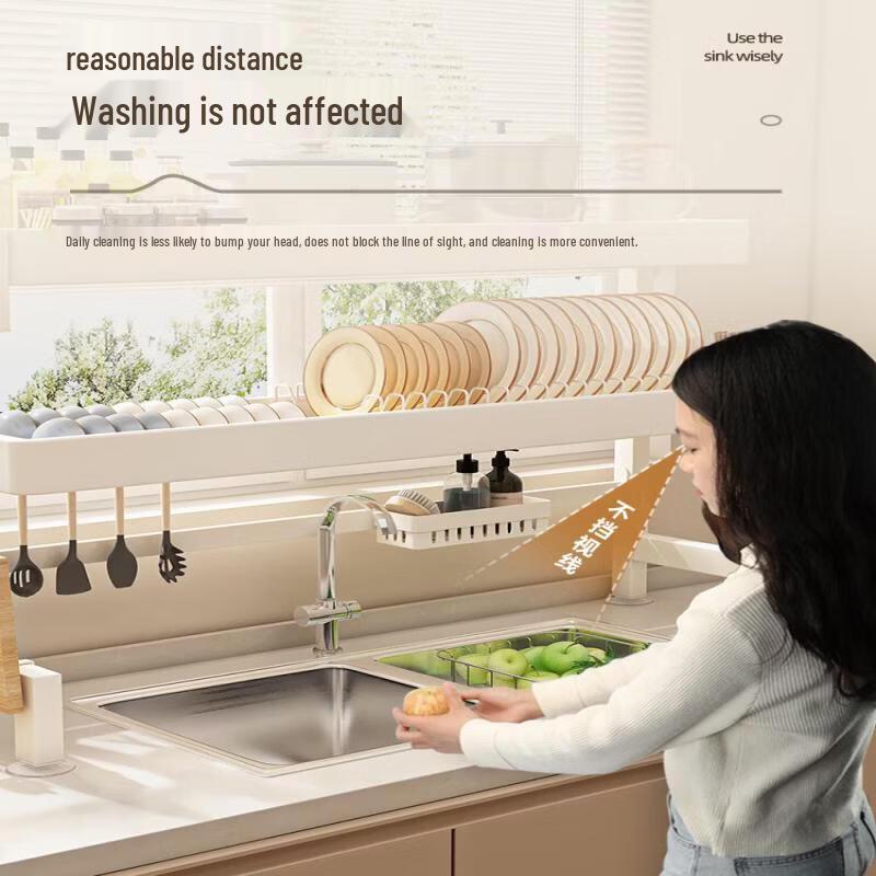 Qiwei Kitchen Sink Dish Drying Rack & Organizer