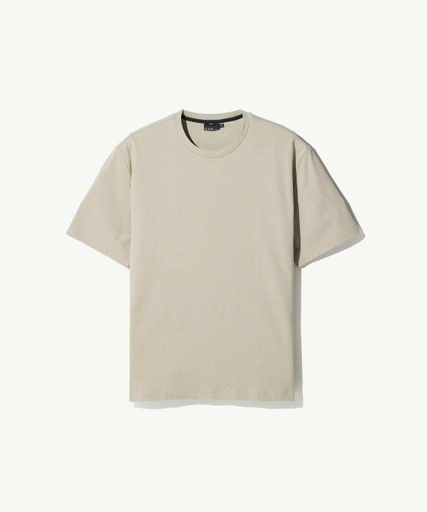 STCO [Black Label] Supima Round Neck Short Sleeve T-Shirt_Green (Semi-Oversized Fit)_Stswb95Nse