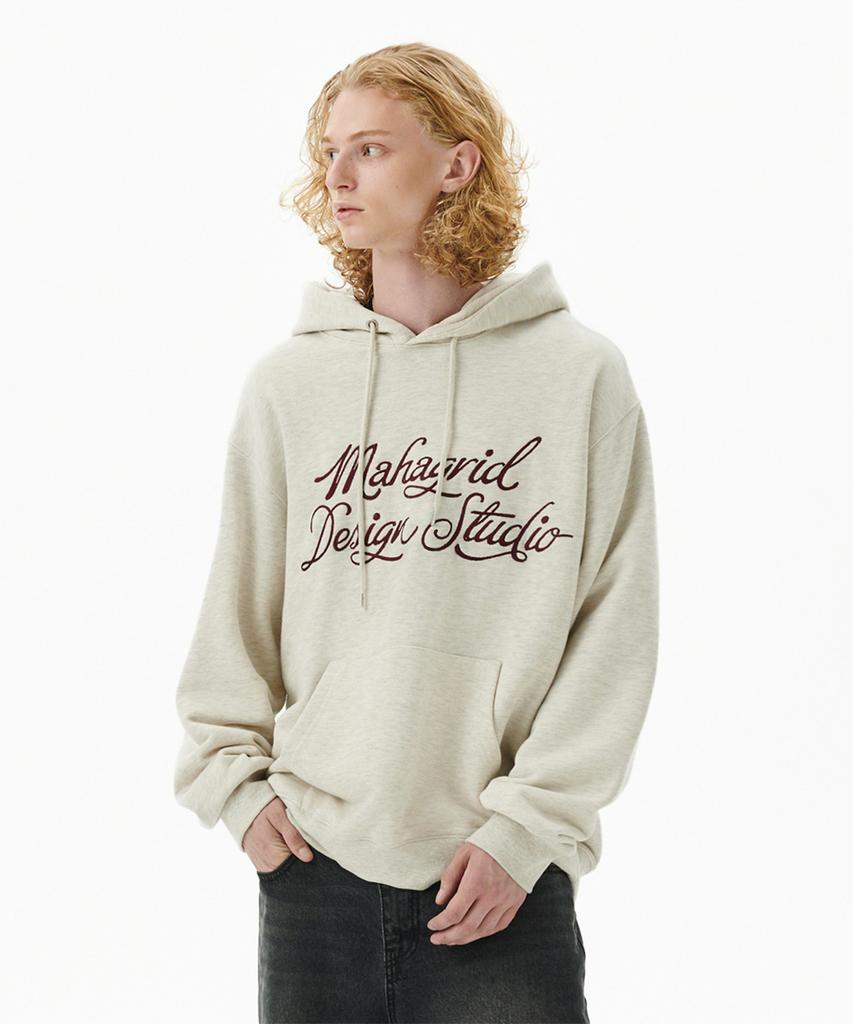 Letter Ink Logo Hoodie Oatmeal(Mg2Ffmm416A)