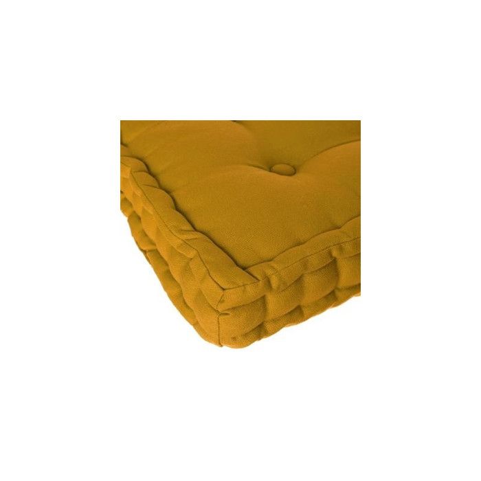 Cuscino da terra 40 x 40 x 8 cm Atmosphéra - Ocra