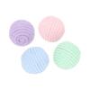 4Pcs Cat Cotton Rope Balls with Rustling Stone Boredom Relief Interactive Woven Cat Ball Toys for