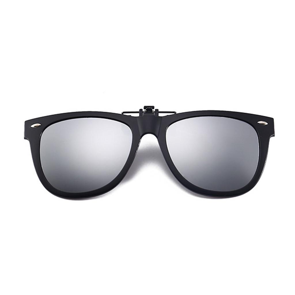 Polarisierte Clip-on-Sonnenbrille, blendfreie Autobrille für Brillen