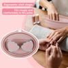 Professional Manicure Hand Soak Basin Silicone Ergonomic Design For Nail Salon Use Waterproof Sturdy Simple Maintenance