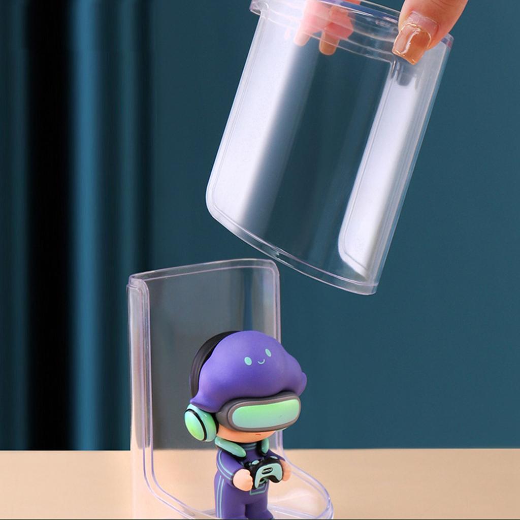 Dust Proof Action Figure Storage Boxplastic Clear Transparent Cartoon Figure Doll Display Case