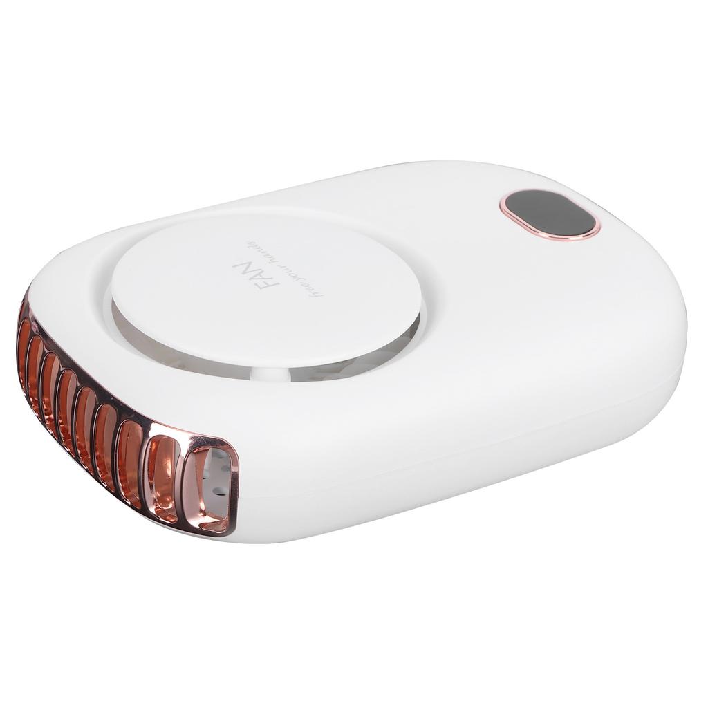 Mini Electric Fan Portable USB Charging Neck Hanging Bladeless Fan for Outdoor Sports Travel