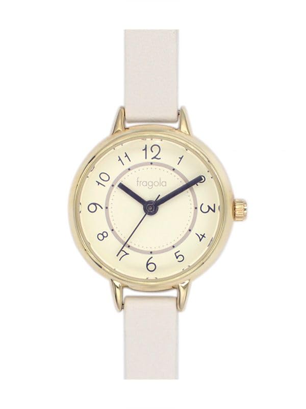 

[Follow] Watch Fragola Sweatproof Belt Basic Design Watch H00122S-1 WH Women s White