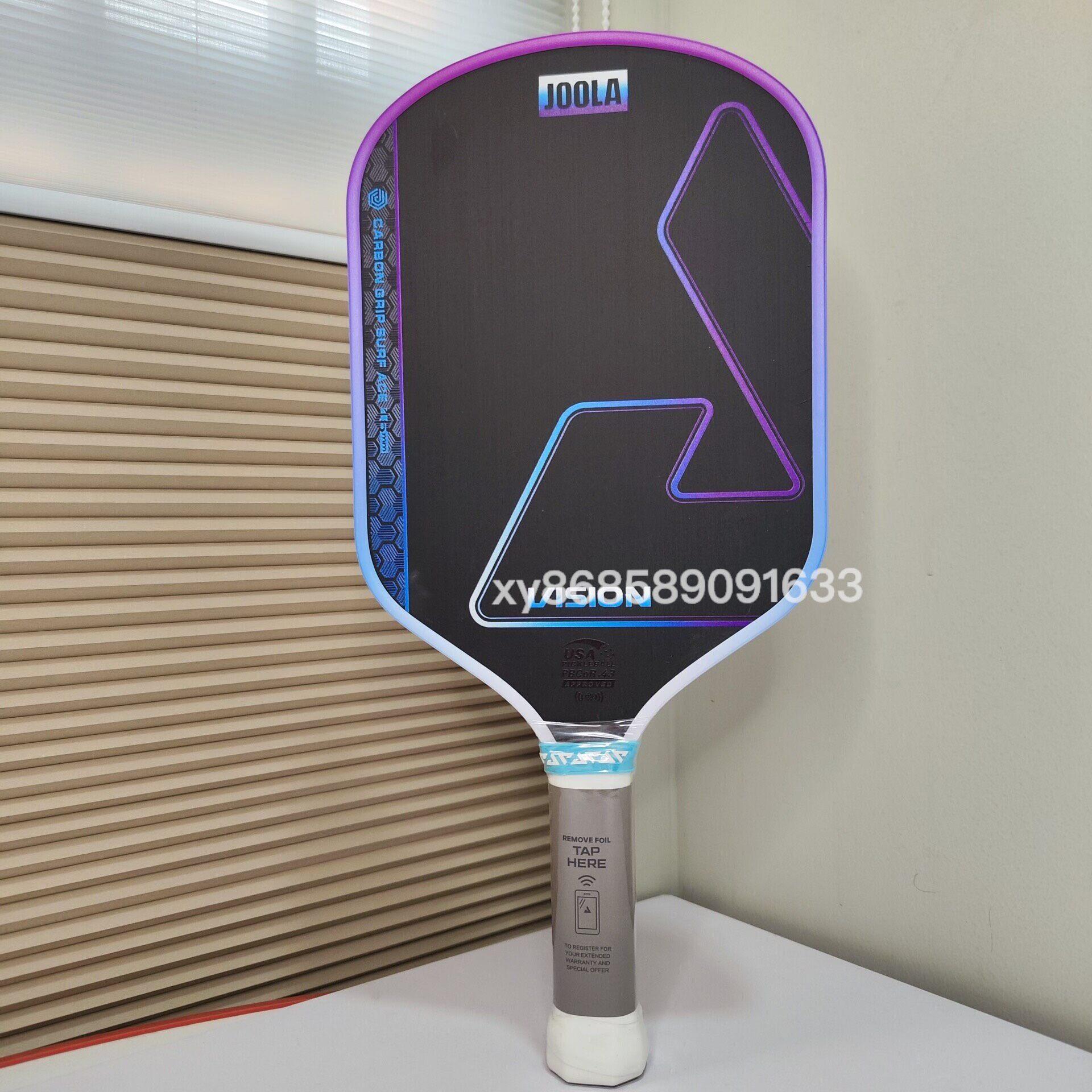 jola VISION Pickleball Paddle 16mm Carbon Fiber All Purpose For Tournament Competition & Daily Training Single Sport Racket