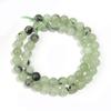1 Strand 4/6/8/10mm Prehnite Stone Beads Green Color Natural Stone Beads Loose Beads For Jewelry Making DIY Bracelet Necklace