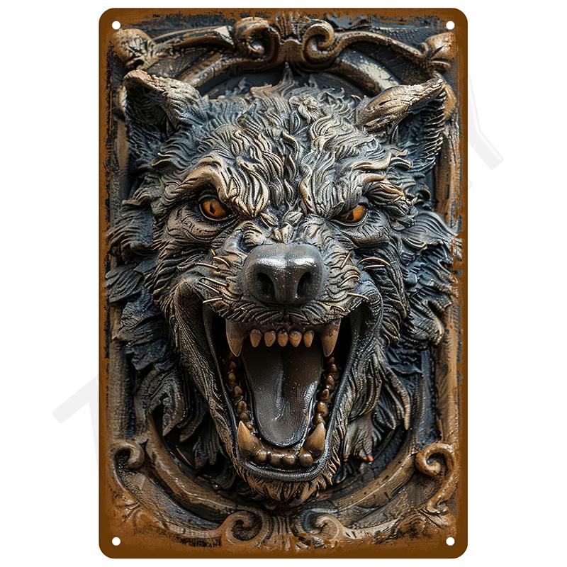 Retro Tin Sign Vintage Metal Signs Plates Posters House Interior Bathroom Wall Art Mural Aesthetic Room Home Decor Decorations