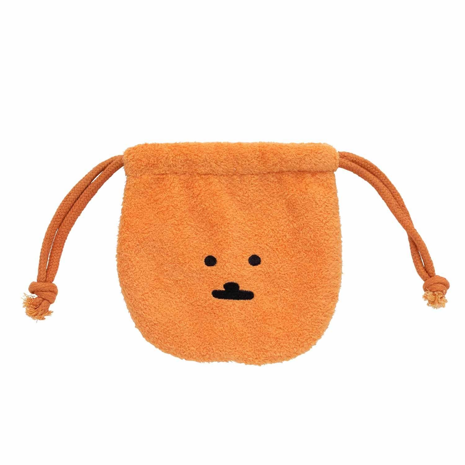 

Nagano Characters Plush Lottery 4th Prize Mini Face Drawstring Bag Mole Croquette