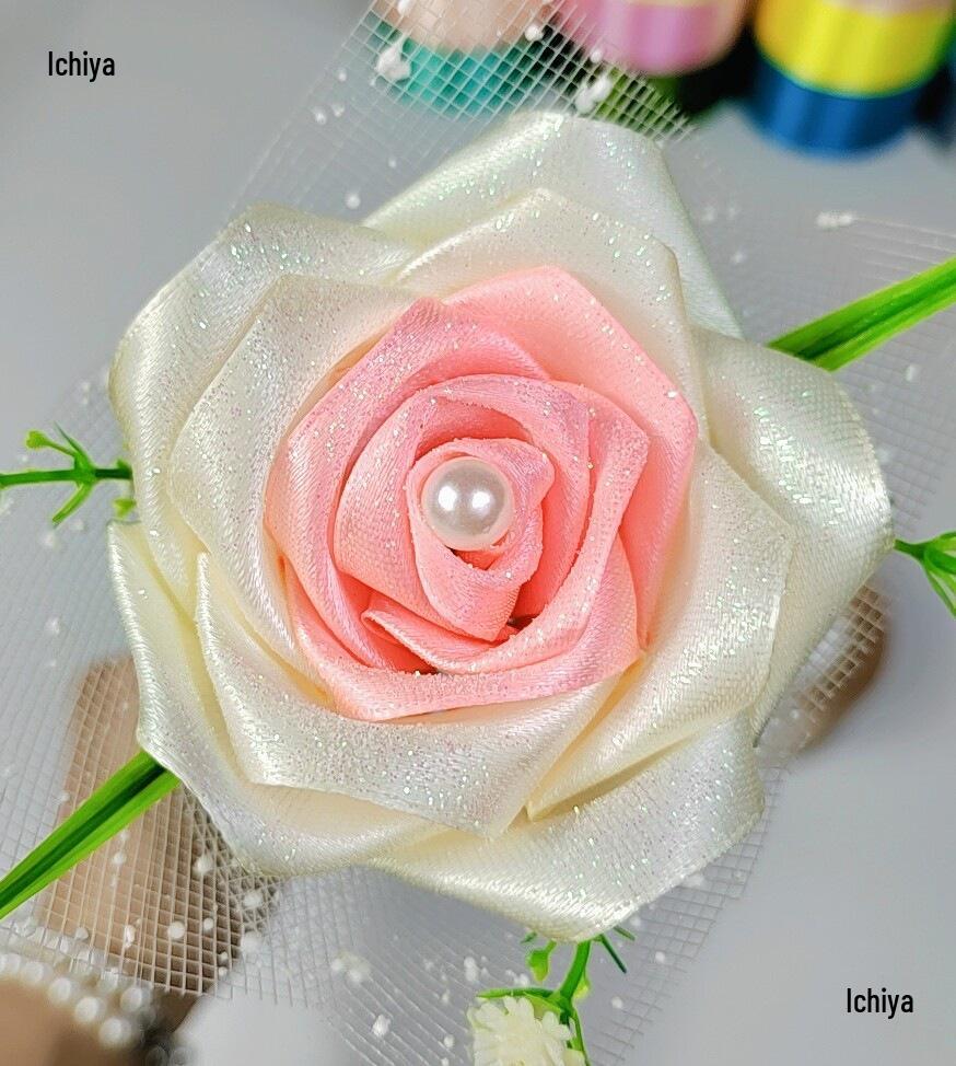 8mm High Brightness Holeless Round Faux Pearl Beads for Flower Bouquet Decoration