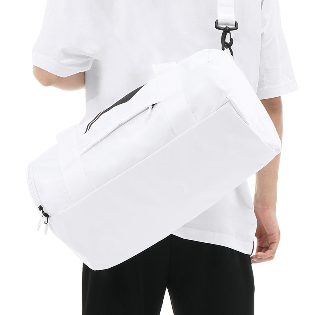 Li Ning Badminton Kollektion Badminton Polyester Trainings Tasche Sporttasche Unisex Weiß ABLS027-1