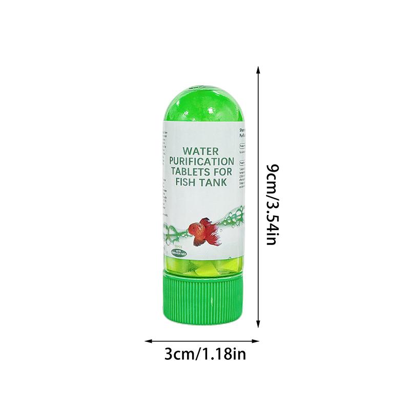 2 Stück Aquarium Wasserreinigung Aquarium Wasserreinigungstabletten Für Aquarium Trübungsentfernung Kraftvolles Wasser Für Fische