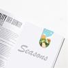 Papboo Pack of 6 Seasons Magnetic Bookmarks,Matte Finished Gifts for Book Readers Writers,Aesthetic Bookmarks
